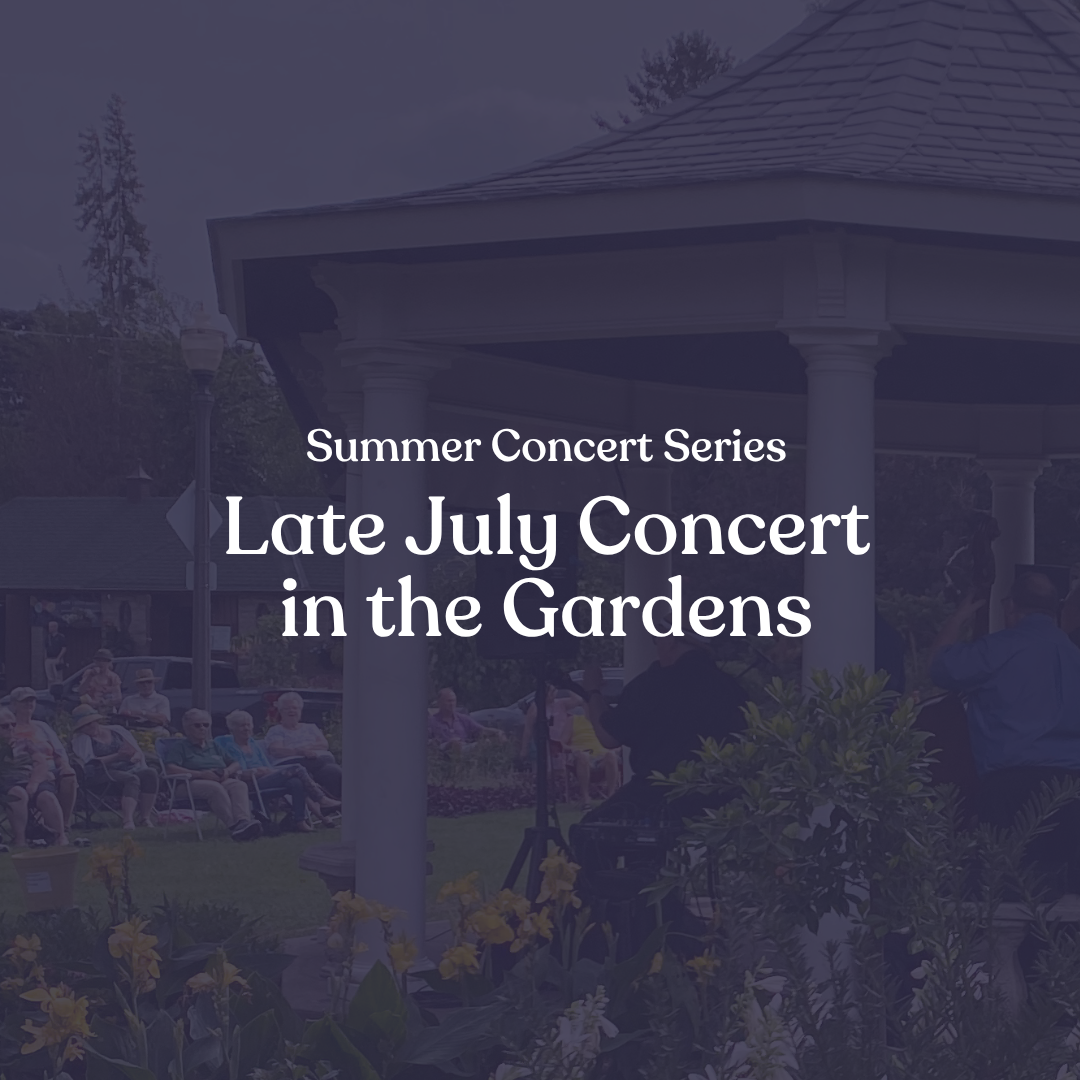 Summer Concert Series late July Concert in the Gardens
