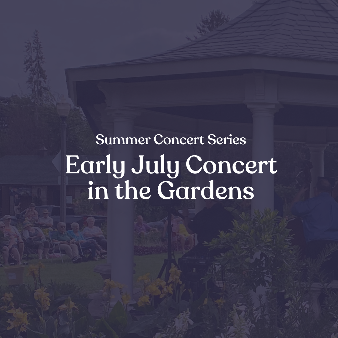 Summer Concert Series early July Concert in the Gardens
